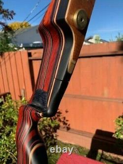Black Widow Recurve bow 64in and 50#@28 in draw