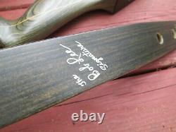 Bob Lee Signature 3pc Takedown Recurve Bow 58inch 58lbs @ 28 right hand