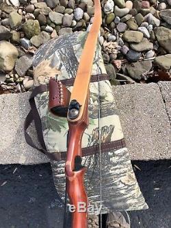 Bob Morrison Custom Takedown Recurve Bow, Right, 52# With Great Northern Quiver