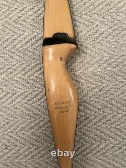 Bow hunting Season Is Coming! Fred Bear Recurve Black Bear 40lbs 40# 60 Bow
