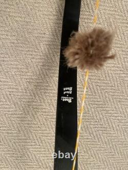 Bow hunting Season Is Coming! Fred Bear Recurve Black Bear 40lbs 40# 60 Bow