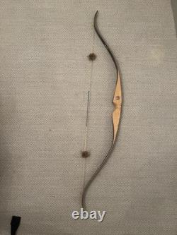 Bow hunting Season Is Coming! Fred Bear Recurve Black Bear 40lbs 40# 60 Bow