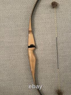 Bow hunting Season Is Coming! Fred Bear Recurve Black Bear 40lbs 40# 60 Bow