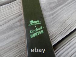 C. 1968 BEAR Kodiak Hunter RECURVE RH BOW 60 48# Excellent original