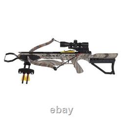 CENTERPOINT AXRT175CK4X TYRO 4x RECURVE CROSSBOW WITH 4x32MM SCOPE CAMO