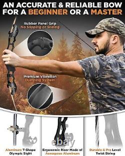 CXP Takedown Recurve Bow Set Beginners 58 Hunting Target Shooting Archery Bows