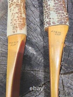 Collector's Pair of early Bear Archery Polar longbows