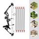 Compound Bow Recurve Bow With 12x Arrows Set Right Hand For Adult Hunting Training