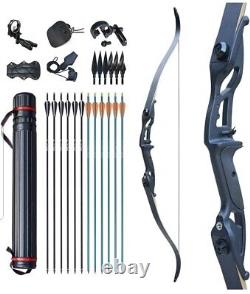 D&Q Bow and Arrow for Adults Takedown Recurve Bows Hunting Bow Archery Set Adult