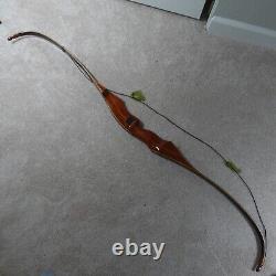 Damon Howatt Hunter Vintage Recurve Bow Brown 45lbs. 62in. Right Hand