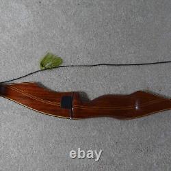 Damon Howatt Hunter Vintage Recurve Bow Brown 45lbs. 62in. Right Hand