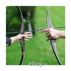 Deerseeker Archery 54 Traditional Recurve Bow Hunting Longbow with Laminated