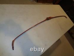 Early Bear Static Grizzly Recurve Bow 62 GB211 58# Leather, Rare Arrow Guide