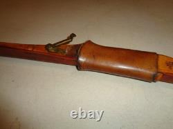 Early Bear Static Grizzly Recurve Bow 62 GB211 58# Leather, Rare Arrow Guide