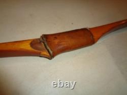 Early Bear Static Grizzly Recurve Bow 62 GB211 58# Leather, Rare Arrow Guide