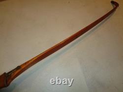 Early Bear Static Grizzly Recurve Bow 62 GB211 58# Leather, Rare Arrow Guide