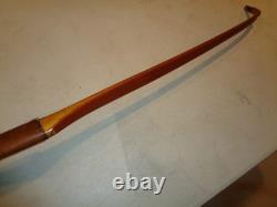 Early Bear Static Grizzly Recurve Bow 62 GB211 58# Leather, Rare Arrow Guide