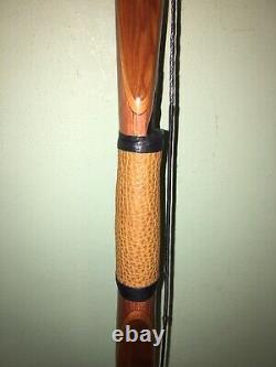 Exc! Jay St. Charles Pacific Yew Lh Custom Long Bow 69 85# Archery Longbow