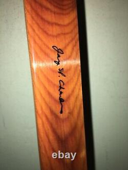 Exc! Jay St. Charles Pacific Yew Lh Custom Long Bow 69 85# Archery Longbow