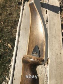 Extremely Rare! Rose Oak Black Panther Recurve Archery Bow Right Handed 62 48#