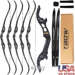 F Interface 62 Takedown Recurve Bow American Hunting 25-60lbs Limb Archery Hunt
