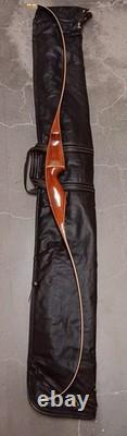 FREE SHIP GREAT CONDITION 70s Bear Grizzly RH Recurve Bow 58 40# / Carry Case