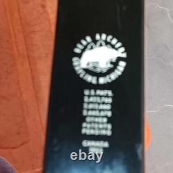 FREE SHIP GREAT CONDITION 70s Bear Grizzly RH Recurve Bow 58 40# / Carry Case