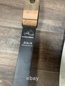 Fleetwood Archery Monarchy Recurve Bow 62 40lbs PSA Lot 19 Arrows