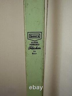 Flicker By Bear Archery Glass Powered Recurve Archery Bow Vintage 60 45#