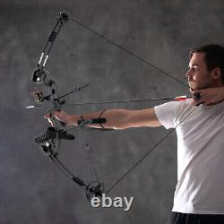 For Adult Hunting Training Compound Bow Recurve Bow &12x Arrows Set Right Hand