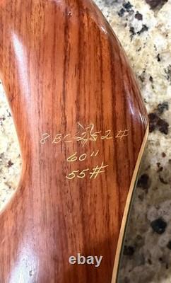 Fred Bear 1963 Kodiak Dogleg Recurve RH 55 pound all original