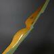 Fred Bear Cub Bow Vintage 60's Recurve 62 Inch 30# Rh Green & Yellow Glass