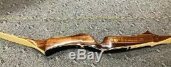 Fred Bear RH Target Recurve Bow Early 1968-70 Temujin 69 33# Long Bow