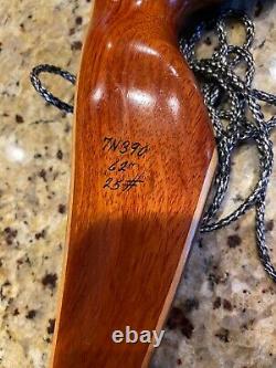 Fred Bear Tigercat LH 1967 25 pound Vintage Package Recurve