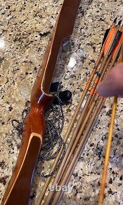 Fred Bear Tigercat LH 1967 25 pound Vintage Package Recurve