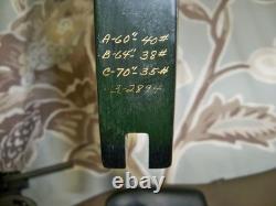 Fred Bear Vintage Take-Down Recurve Bow 3-2894 1970s + Many Extras EXCELLENT