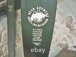 Fred Bear Vintage Take-Down Recurve Bow 3-2894 1970s + Many Extras EXCELLENT