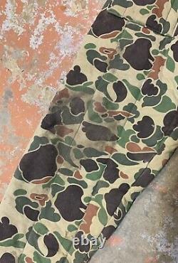 Fred Bear style camo. Walls cover alls vintage recurve Hunting