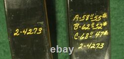 Fred bear Take Down #2 Limbs Black Glass White Tips 52LB