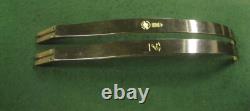 Fred bear Take Down #2 Limbs Black Glass White Tips 52LB