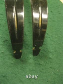 Fred bear Take Down #2 Limbs Black Glass White Tips 52LB