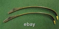 Fred bear Take Down #2 Limbs Black Glass White Tips 52LB
