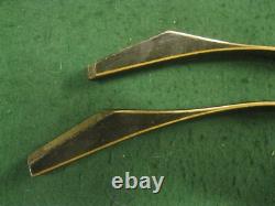 Fred bear Take Down #2 Limbs Black Glass White Tips 52LB