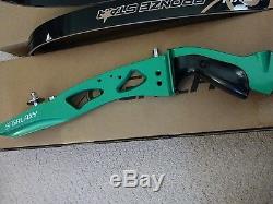 Galaxy Crescent Olympic recurve bow Left Handed Green color or RH