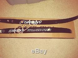 Galaxy crescent red olympic recurve bow LEFT HANDED
