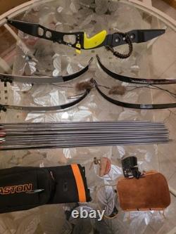 Gillo G2 R/H Recurve Bow, 2 sets limbs, Arrows, Accessories. Great Condition