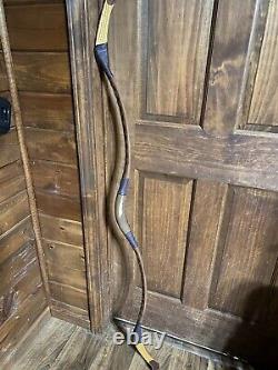 Gorgeous Horn Inlayed Handmade Hungarian Hun Adult Archery Bow (65lbs At 32)