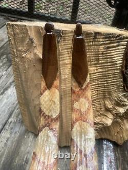 Handcrafted Osage Takedown Recurve, Sinewbackedwithcopperhead Snake Skins 55lb/28