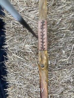 Handcrafted Sinew Backed 52 Comanche Bow With Knothole Limb 44 Pounds At 22