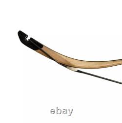 Handmade 52'' Traditional Black Tatar Horse Bow Recurve Archery Hunting & Targ